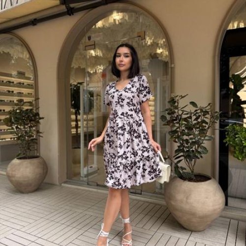 Платье Sofi Cor (42-48) 6065 beige (лето) Sofi Cor 6065 beige
