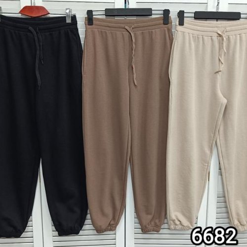 Штаны спорт MMC clothes (42-48) 6682 black (деми) MMC clothes 6682 black