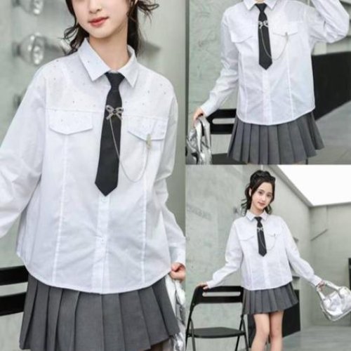 Рубашка Meloria (120-170) 33009 white (деми) Meloria 33009 white