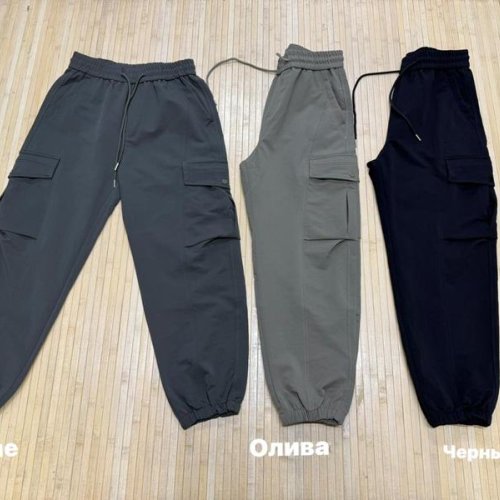 Штаны спорт Navas (M-4XL) NV2143 d.grey (деми) Navas NV2143 d.grey