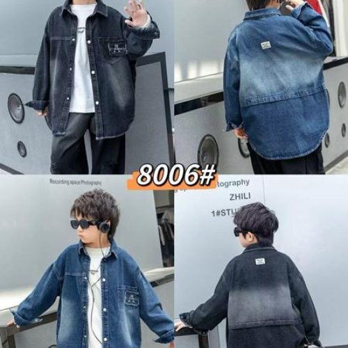 Рубашка Фунтик (8-12) 8006 black (деми) Фунтик 8006 black