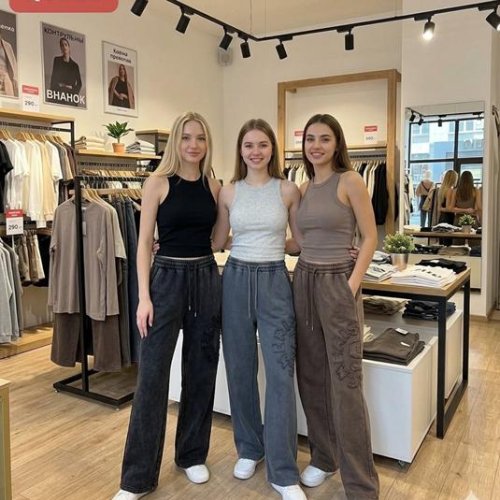 Штаны спорт Шаолинь (M-XL) Q106 grey (деми) Шаолинь Q106 grey