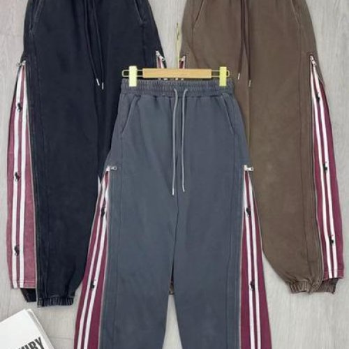 Штаны спорт Шаолинь (M-XL) Q89103 brown (деми) Шаолинь Q89103 brown
