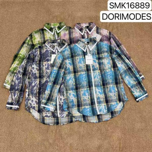 Рубашка Шаолинь (S-L) SMK16899 mix (деми) Шаолинь SMK16899 mix