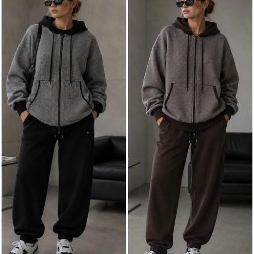 Костюм спорт Saint Wish (L-2XL) 26008 grey (зима) Saint Wish 26008 grey