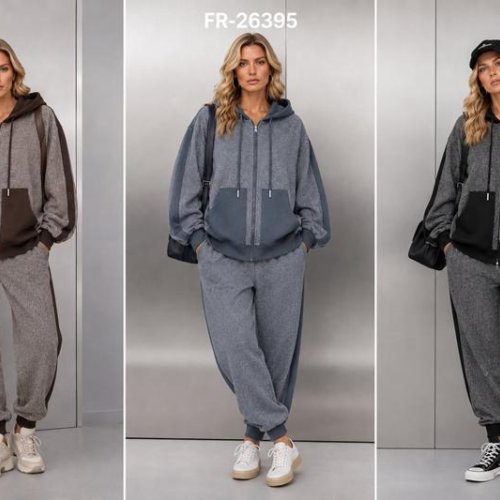 Костюм спорт Saint Wish (2XL-4XL) FR26395 grey (зима) Saint Wish FR26395 grey