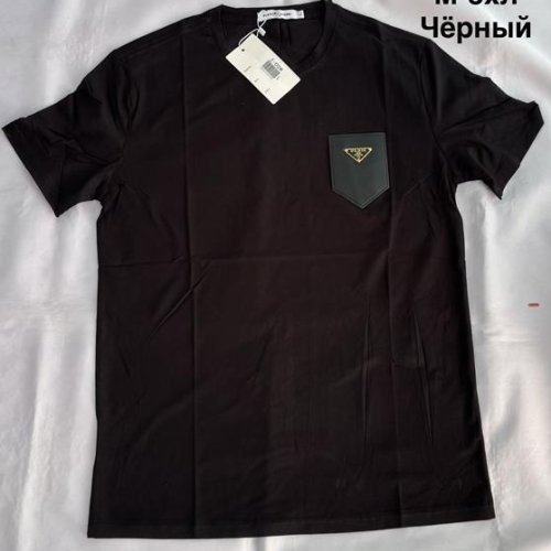 Футболка Minh (M-3XL) MH993 black (лето) Minh MH993 black