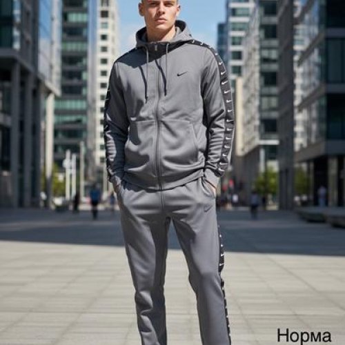 Костюм спорт Hai (M-3XL) H1597 grey (деми) Hai H1597 grey