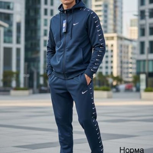 Костюм спорт Hai (M-3XL) H1599 navy (деми) Hai H1599 navy