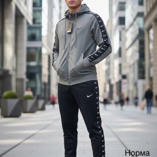 Костюм спорт Hai (M-3XL) H1600 grey (деми) Hai H1600 grey