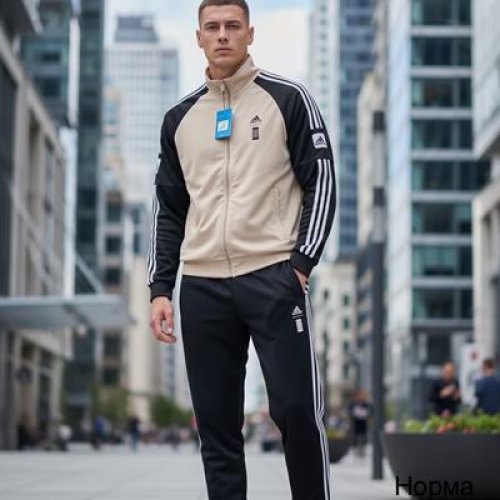 Костюм спорт Hai (M-3XL) H1591 beige (деми) Hai H1591 beige