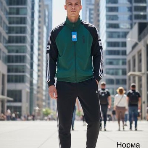 Костюм спорт Hai (M-3XL) H1592 green (деми) Hai H1592 green