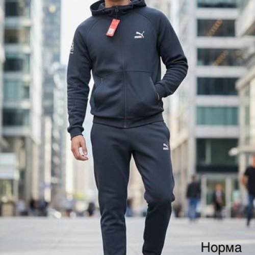 Костюм спорт Hai (M-3XL) H1595 d.grey (деми) Hai H1595 d.grey