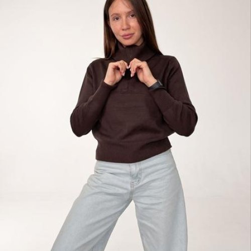 Свитер FSN (44-48) 0886 brown (деми) FSN 0886 brown