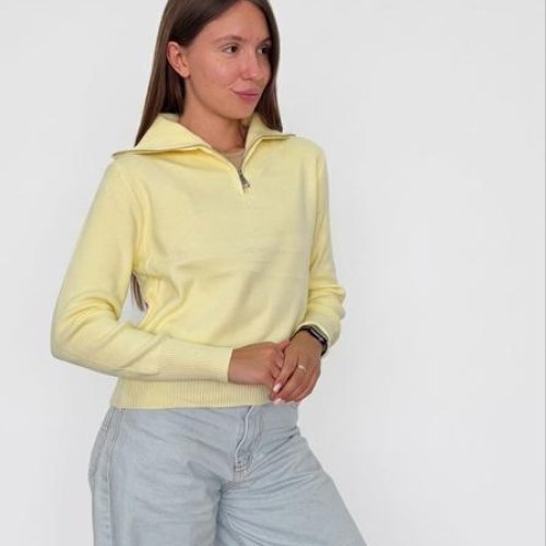 Свитер FSN (44-48) 0886 yellow (деми) FSN 0886 yellow