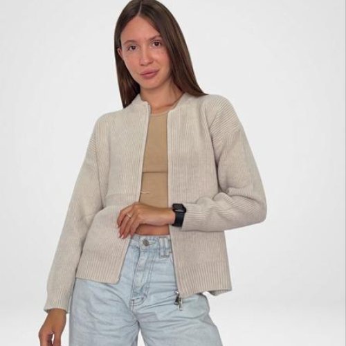 Кофта FSN (44-50) 123 l.beige (деми) FSN 123 l.beige