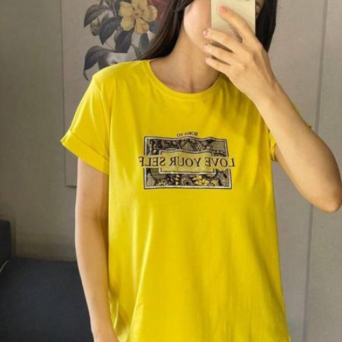 Футболка FSN (46-52) 6373 yellow (лето) FSN 6373 yellow