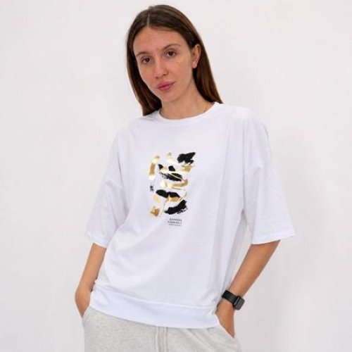 Футболка FSN (50-54) 6520 white (лето) FSN 6520 white