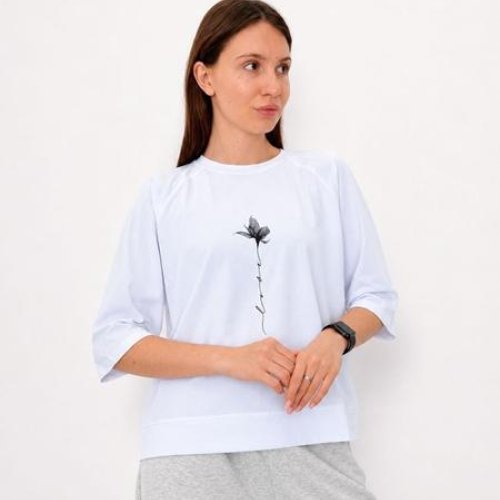 Футболка FSN (50-54) 6530 white (лето) FSN 6530 white