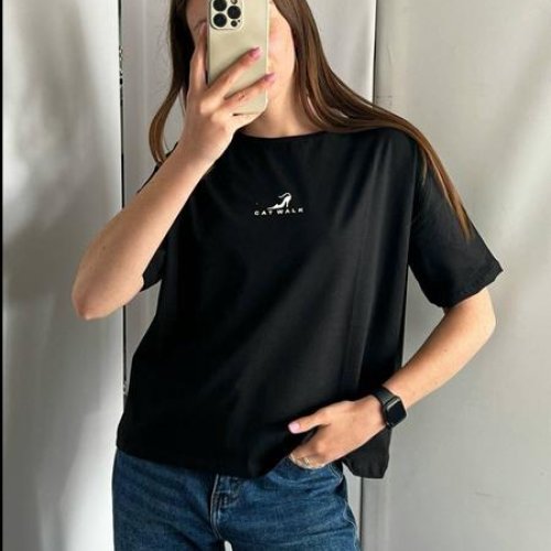 Футболка FSN (44-50) 6557 black (лето) FSN 6557 black