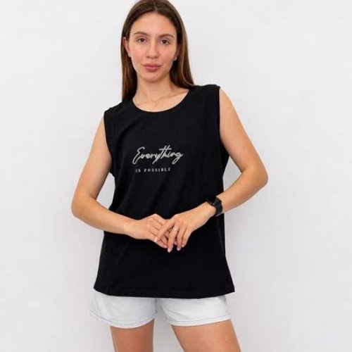 Майка FSN (48-54) 6577 black (лето) FSN 6577 black