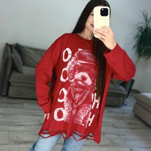 Свитер S.Style (42-48) 92-1 red (деми) S.Style 92-1 red