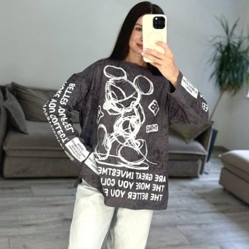 Свитер S.Style (42-48) 93 d.grey (деми) S.Style 93 d.grey
