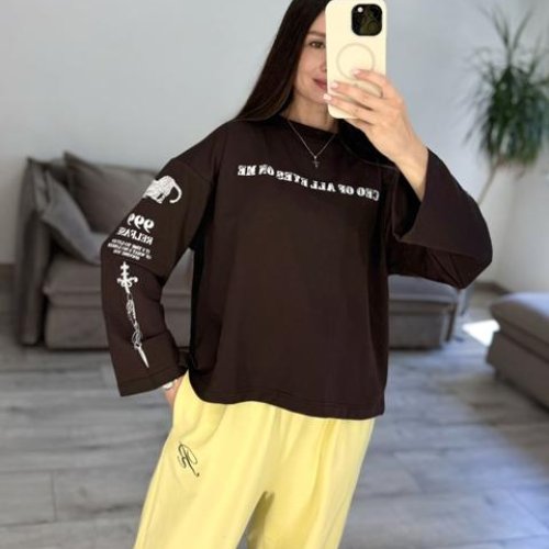 Свитер S.Style (42-48) 94 d.brown (деми) S.Style 94 d.brown