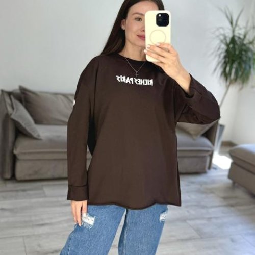 Свитер S.Style (42-48) 96 d.brown (деми) S.Style 96 d.brown