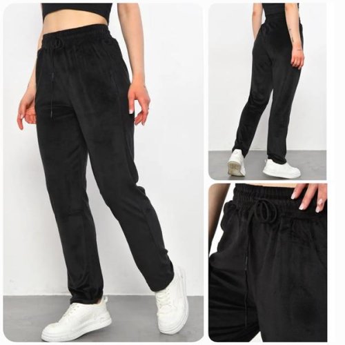 Штаны спорт Hoan (46-58) 9627 black (деми) Hoan 9627 black