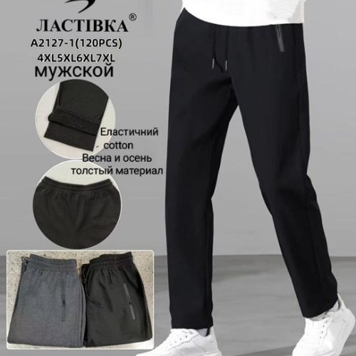 Штаны спорт Giang (4XL-7XL) 2127-1 mix (деми) Giang 2127-1 mix