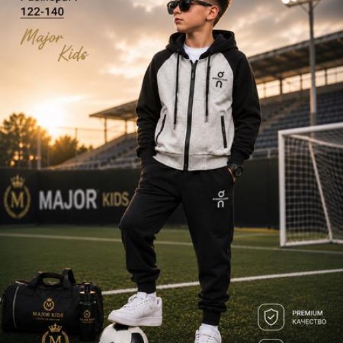 Костюм спорт Major kids (122-140) T2610 l.grey (деми) Major kids T2610 l.grey
