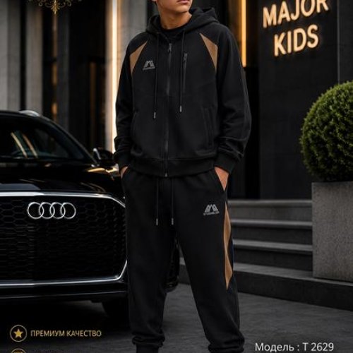 Костюм спорт Major kids (146-164) T2629 black (деми) Major kids T2629 black