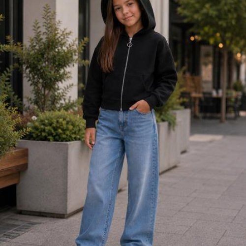 Кофта спорт Marimaks (122-146) 777 black (деми) Marimaks 777 black