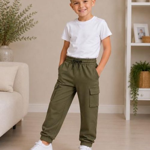Штаны спорт Marimaks (122-140) 1070 khaki (деми) Marimaks 1070 khaki