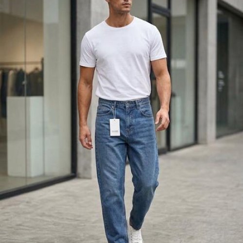 Джинсы Maxim Jeans (30-38) 26801 blue (деми) Maxim Jeans 26801 blue