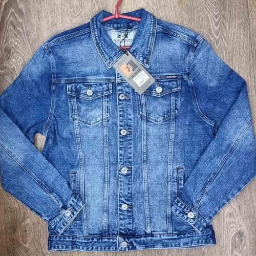 Куртка Maxim Jeans (L-5XL) 3159 blue (деми) Maxim Jeans 3159 blue