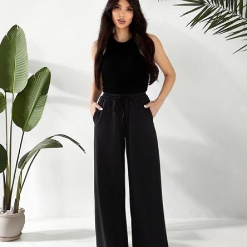 Штаны спорт Loren (42-52) 733 black (деми) Loren 733 black