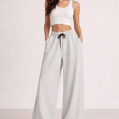 Штаны спорт Loren (42-52) 733 l.grey (деми) Loren 733 l.grey