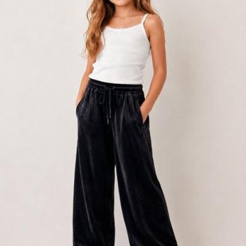 Штаны спорт Loren (128-152) 799 black (деми) Loren 799 black