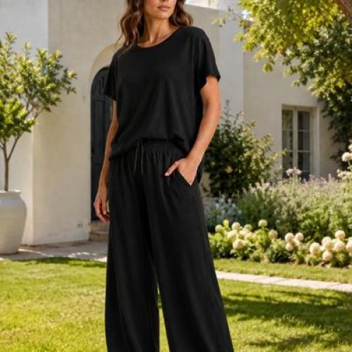 Костюм Loren (42-56) 603 black (лето) Loren 603 black