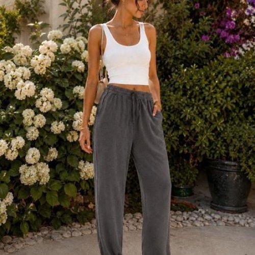 Штаны спорт Loren (42-56) 605 d.grey (деми) Loren 605 d.grey