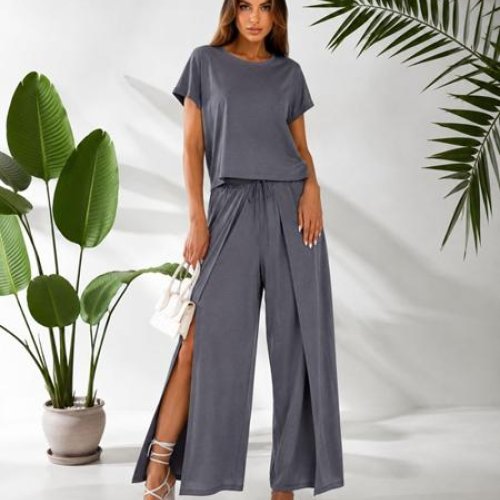 Костюм Loren (40-54) 606 d.grey (лето) Loren 606 d.grey