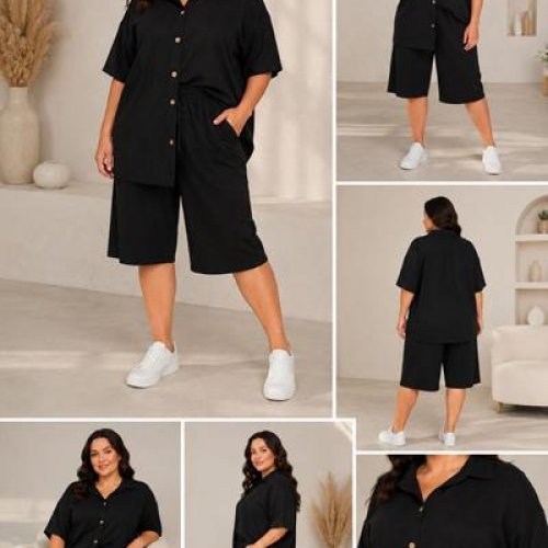 Костюм Loren (50-56) 607 black (лето) Loren 607 black
