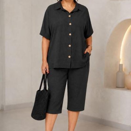 Костюм Loren (50-56) 612 black (лето) Loren 612 black