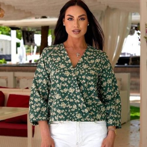 Блузка Loren (46-52) 746 green (деми) Loren 746 green