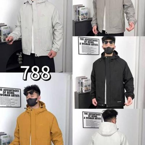 Куртка F.T.H (L-4XL) 788 black (деми) F.T.H 788 black