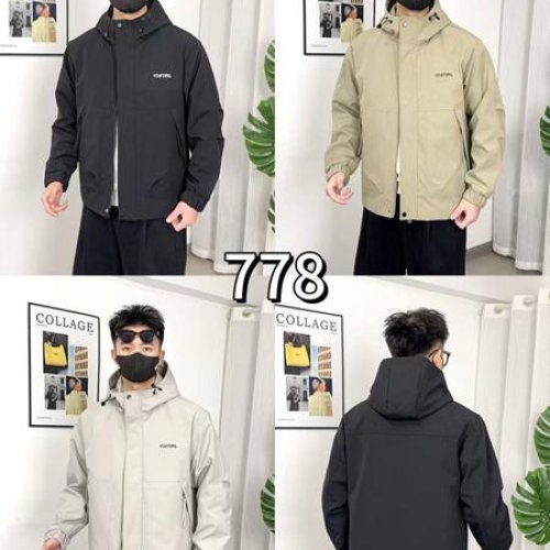 Куртка F.T.H (L-4XL) 778 black (деми) F.T.H 778 black