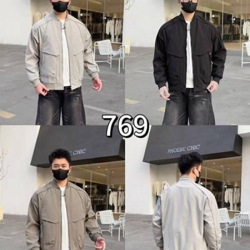 Куртка F.T.H (L-4XL) 769 black (деми) F.T.H 769 black