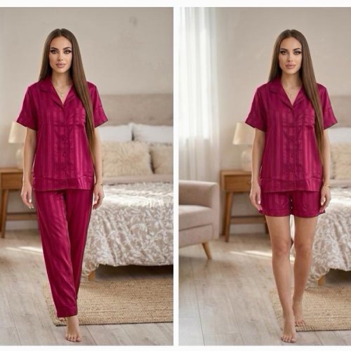 Комплект Trikotag (M-2XL) T783 wine (лето) Trikotag T783 wine